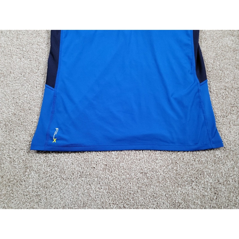 Ralph Lauren RLX Vest Jacket Womens Large Stretch 1/2 Zip Racerback Blue Golf - Picture 4 of 13